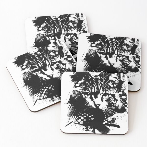 Item preview, Cute Grungy Cat designed and sold by VonKalt.