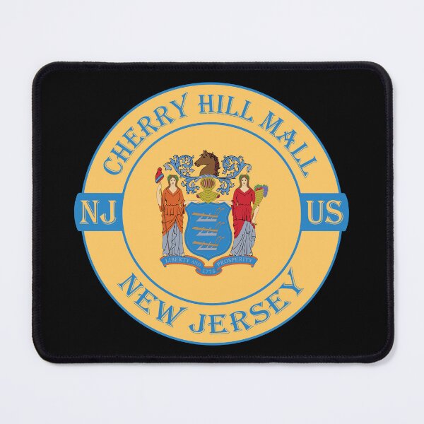 Item preview, Cherry Hill Mall New Jersey Flag USA Seal Stamp Badge Travel Souvenir designed and sold by TeeHome.