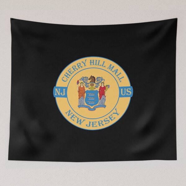 Item preview, Cherry Hill Mall New Jersey Flag USA Seal Stamp Badge Travel Souvenir designed and sold by TeeHome.