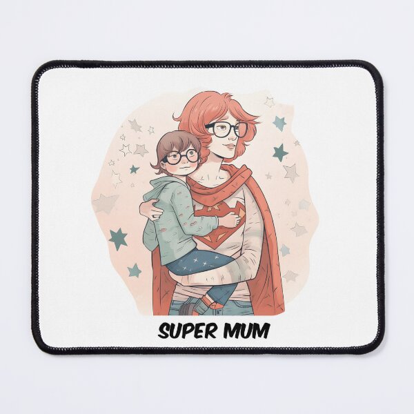 Item preview, Celebrate super mum illustration designed and sold by Sticker-by-Mia.