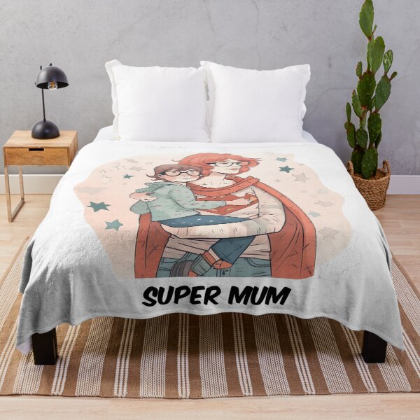 Item preview, Celebrate super mum illustration designed and sold by Sticker-by-Mia.