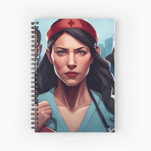 Item preview, Protesting nurses designed and sold by Colin Bentham.