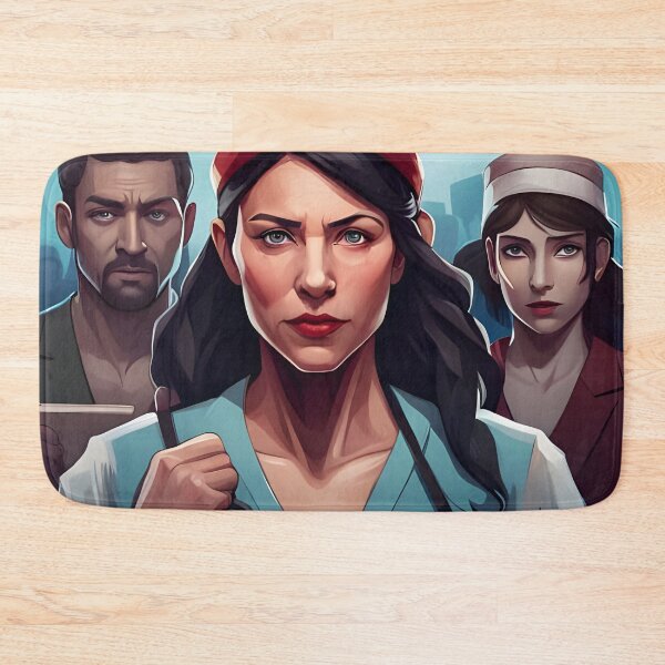 Item preview, Protesting nurses designed and sold by Colin Bentham.