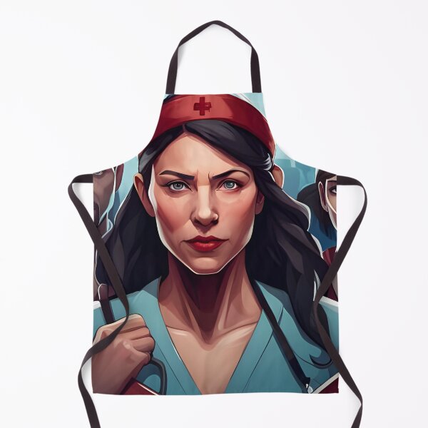 Item preview, Protesting nurses designed and sold by Colin Bentham.
