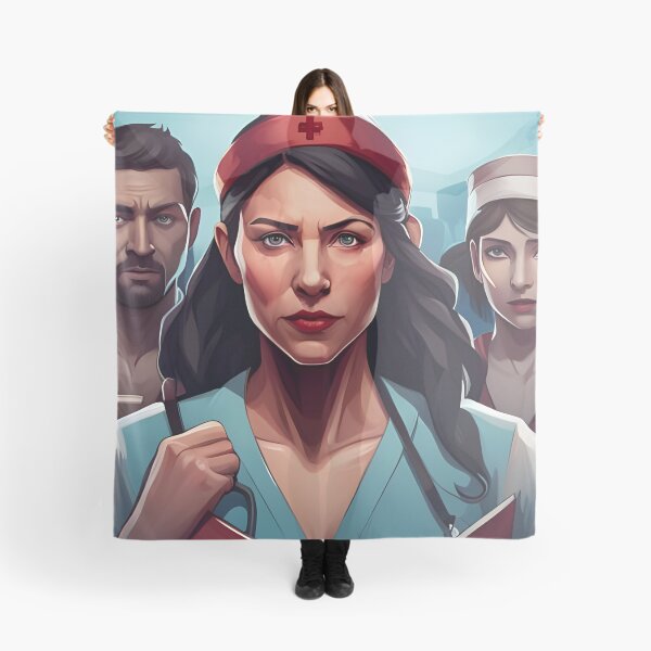 Item preview, Protesting nurses designed and sold by Colin Bentham.