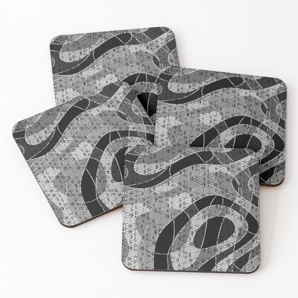Item preview, Abstract Lace Pattern Design in Black and White designed and sold by Trevor Hirst.