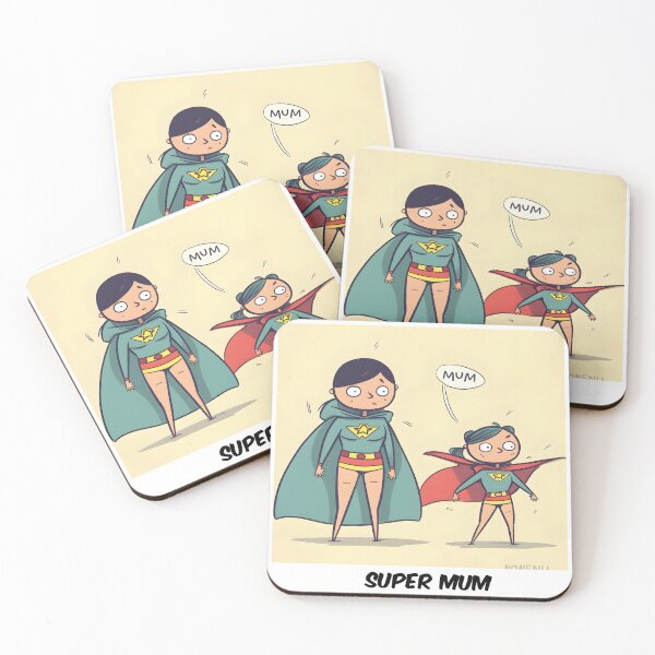 Item preview, super mom art designed and sold by Sticker-by-Mia.