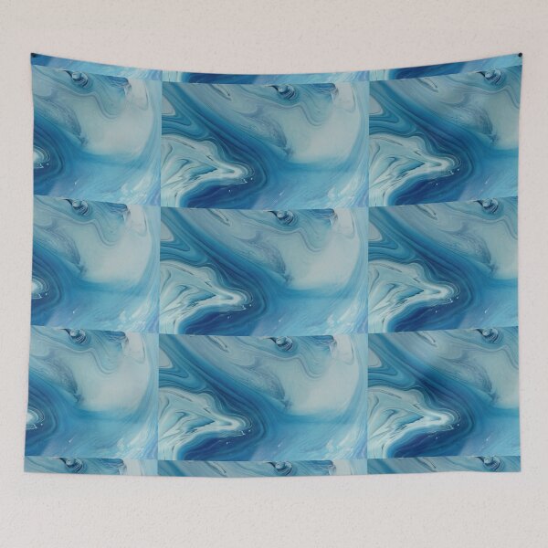 Item preview, Blue swirls abstract photo designed and sold by Geoff Ford Art.