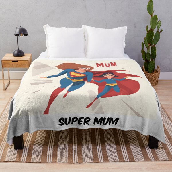 Item preview, Retro super mom art designed and sold by Sticker-by-Mia.