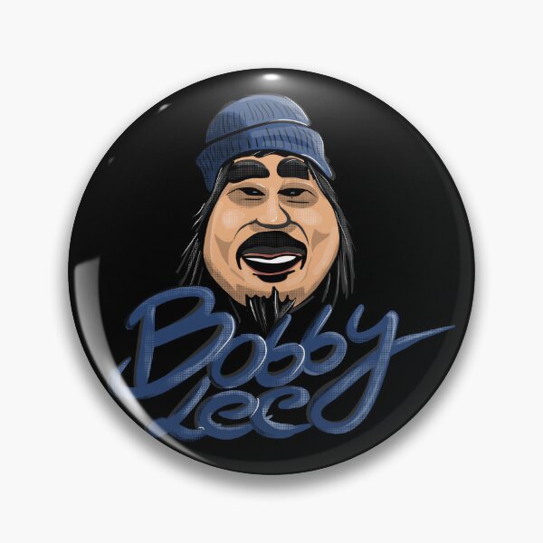 Item preview, Bobby Lee With Blue Beanie Illustration (Black Base) designed and sold by Kill Tony Fan Designs.
