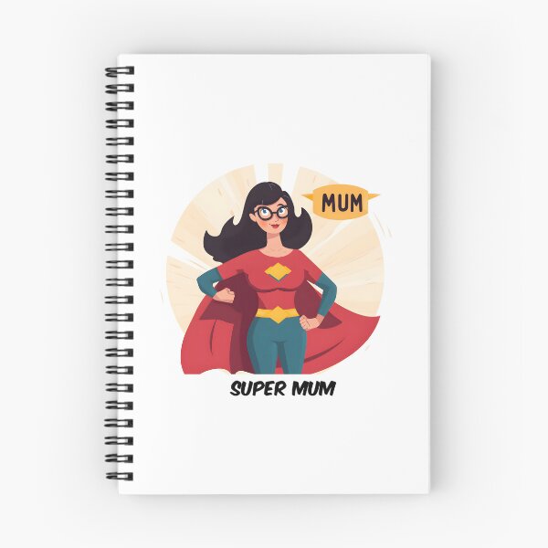 Item preview, Fun and vibrant super mom cartoon designed and sold by Sticker-by-Mia.