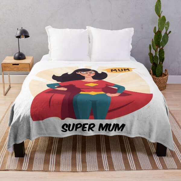 Item preview, Fun and vibrant super mom cartoon designed and sold by Sticker-by-Mia.