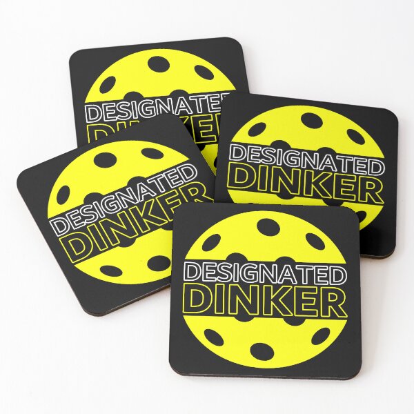 Item preview, Designated DINKER - Funny PICKLEBALL player - DINK responsibly - pickleball paddle - I LOVE PICKLEBALL gift designed and sold by originalsusie.