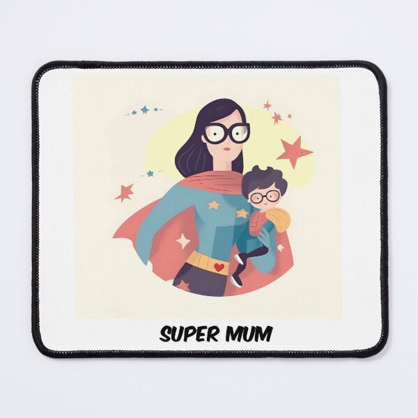 Item preview, mom's superpowers fun comic designed and sold by Sticker-by-Mia.