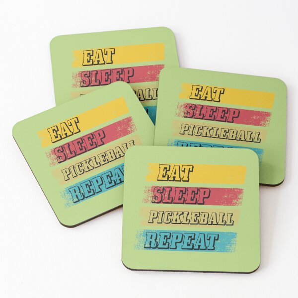 Item preview, Eat sleep pickleball repeat quote  designed and sold by Donutlovers.