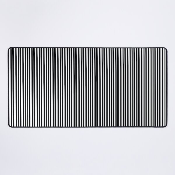 Item preview, Irregular Black and White Stripe Pattern designed and sold by PatternPatty.