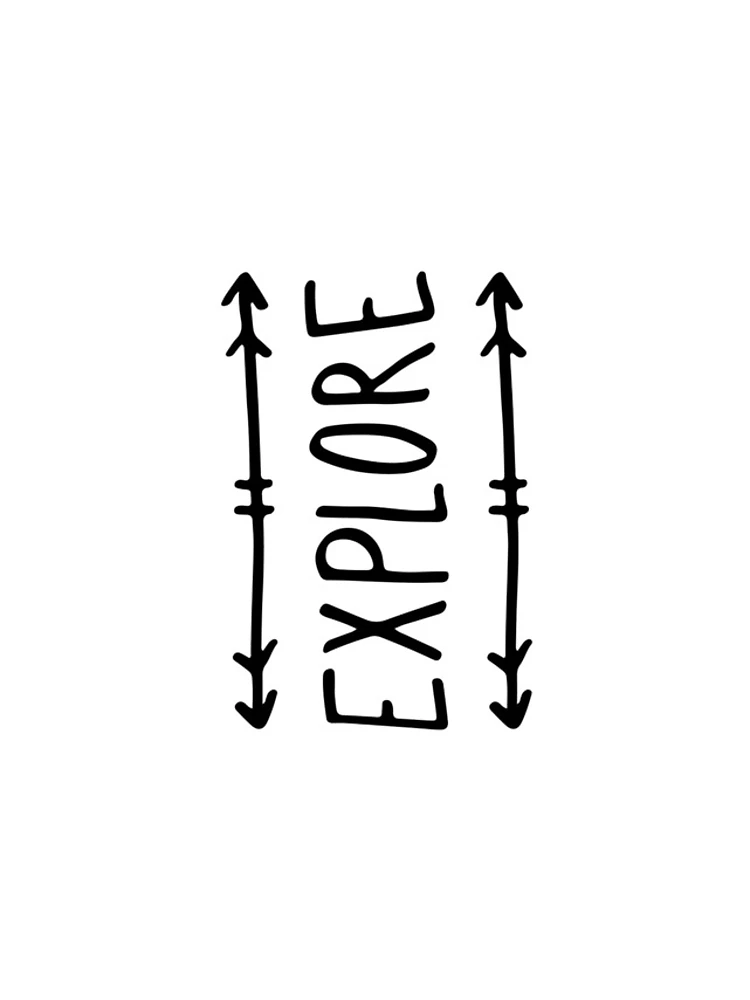 Thumbnail 4 of 4, iPhone Case, Explore Lettering designed and sold by Halcart.