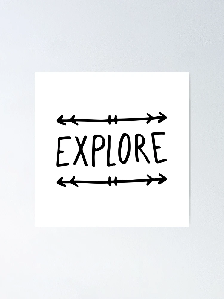 Thumbnail 1 of 3, Poster, Explore Lettering designed and sold by Halcart.