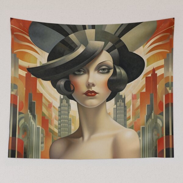 Item preview,  Art Deco Woman Of The City 2 designed and sold by Gypsykiss.