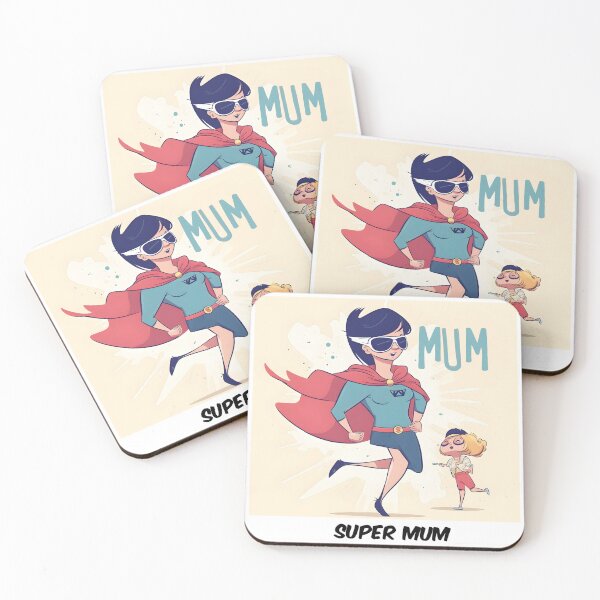 Item preview, fun super mom comic  designed and sold by Sticker-by-Mia.