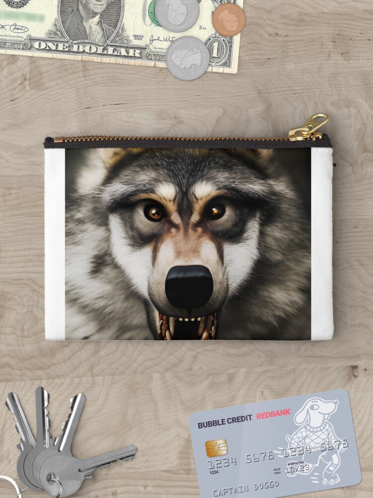 Thumbnail 3 of 4, Zipper Pouch, Werewolf designed and sold by LenCarol.