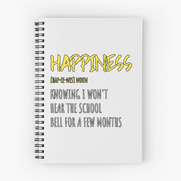 Item preview, Happiness: Knowing I Won’t Hear the School Bell for a Few Months designed and sold by Winter--Flowers.