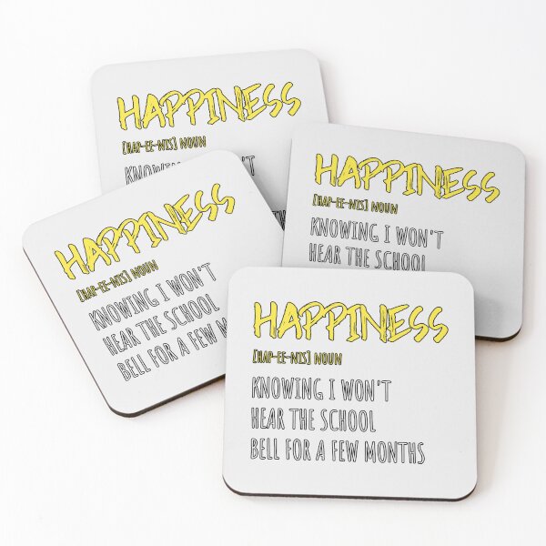 Item preview, Happiness: Knowing I Won’t Hear the School Bell for a Few Months designed and sold by Winter--Flowers.