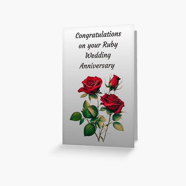 Item preview, Happy 40th Anniversary designed and sold by MandySJ.