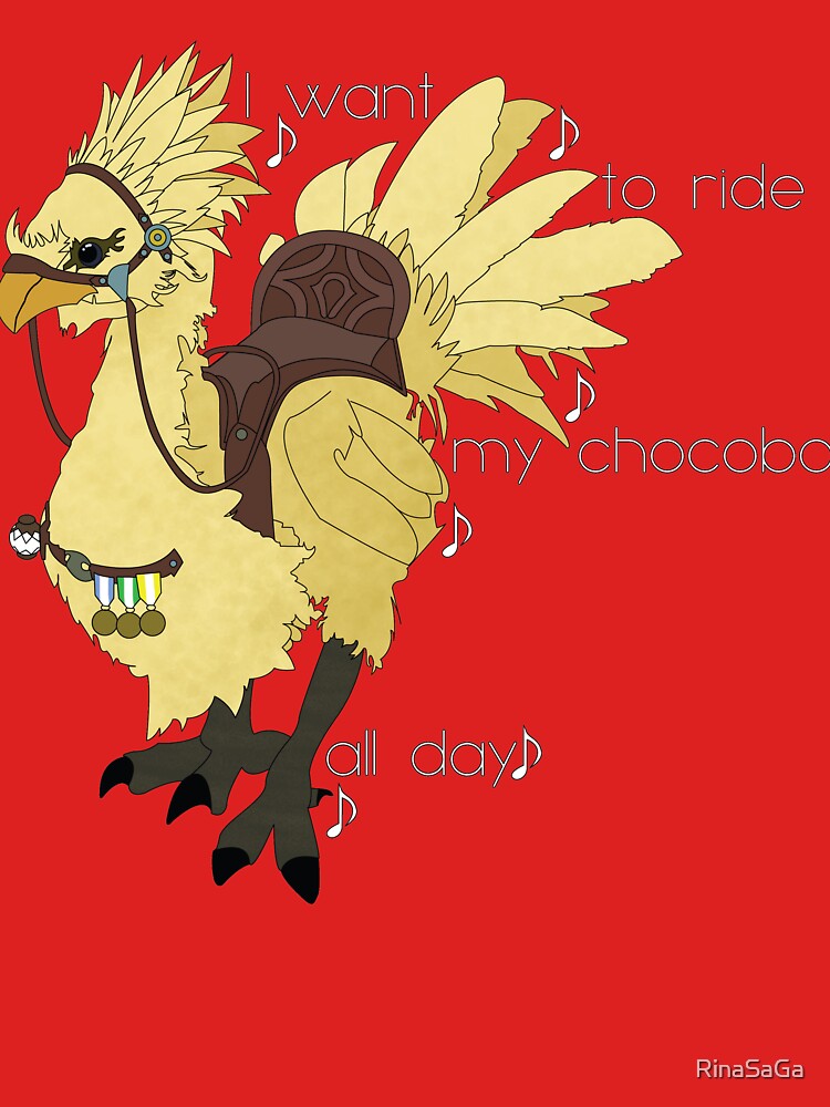 Chocobo Ride T Shirt By Rinasaga Redbubble