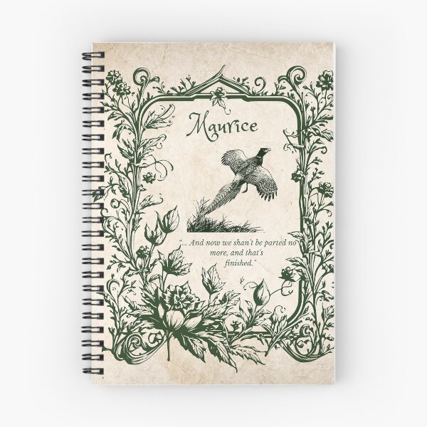 Item preview, Maurice by E. M. Forster Pheasant Book Cover in Green designed and sold by Roaming  the Greenwood.