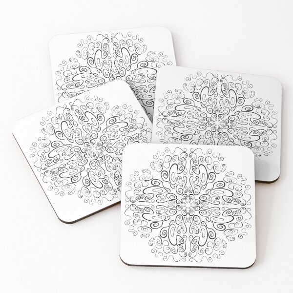 Item preview, Flower Boho Mandala Hand Drawn Collection #1 designed and sold by Patryk Lopatko.