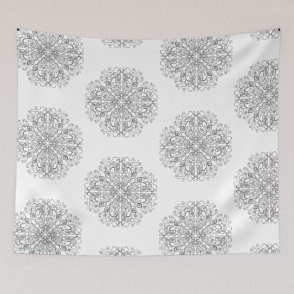 Item preview, Flower Boho Mandala Hand Drawn Collection #1 designed and sold by Patryk Lopatko.