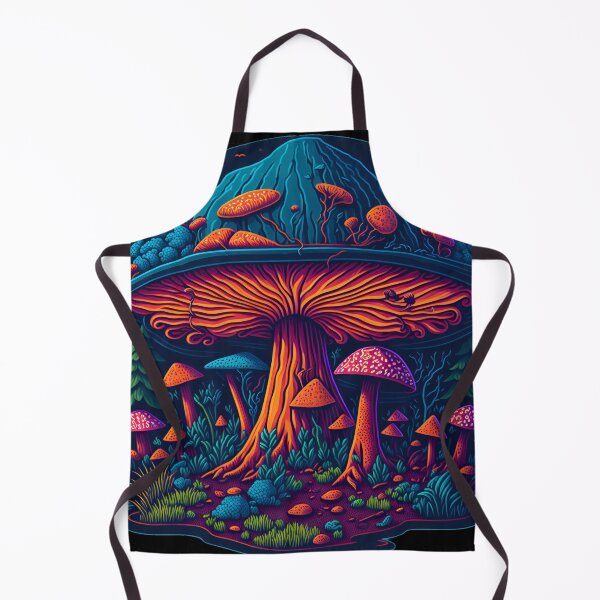 Item preview, Mushroom UV reactive tees designed and sold by ZenStickConcept.