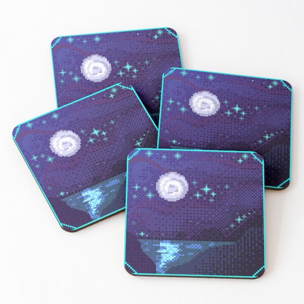 Item preview, Pixel Art Moon Background designed and sold by Kaiko-Roku.