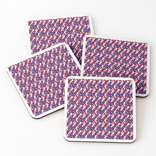 Item preview, 4th of July USA Diagonal Flag Pattern designed and sold by Aaron2610.