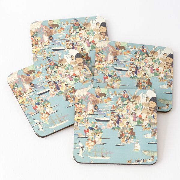 Item preview, Pictorial map of the world map illustrated Children designed and sold by cutesy.