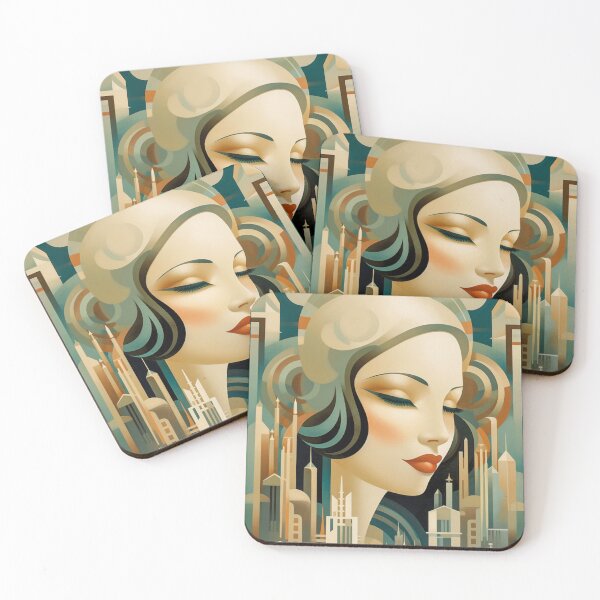 Item preview, Art Deco Woman Of The City 3 designed and sold by Gypsykiss.