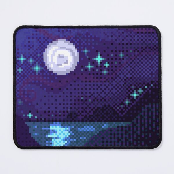Artikelvorschau, Pixel Art Mond Hintergrund entworfen und verkauft von Kaiko-Roku.