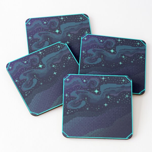 Item preview, Kaiko Roku Pixel Art Starry Solitude Background designed and sold by Kaiko-Roku.