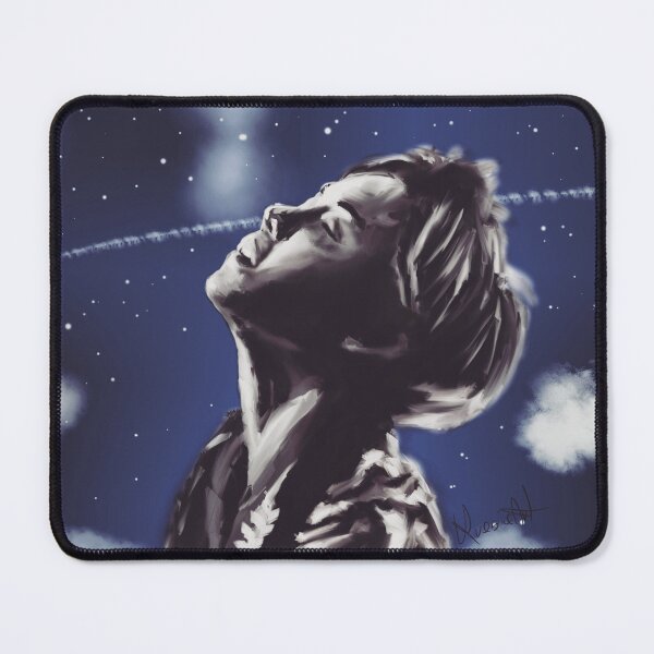 Item preview, Hoseok J-hope Jung Ho-seok hobi blue side hope world BTS fanart kpop portrait designed and sold by Krasiaart.