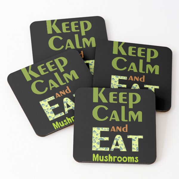 Item preview, Keep Calm and Eat Mushrooms T-shirt designed and sold by ZenStickConcept.