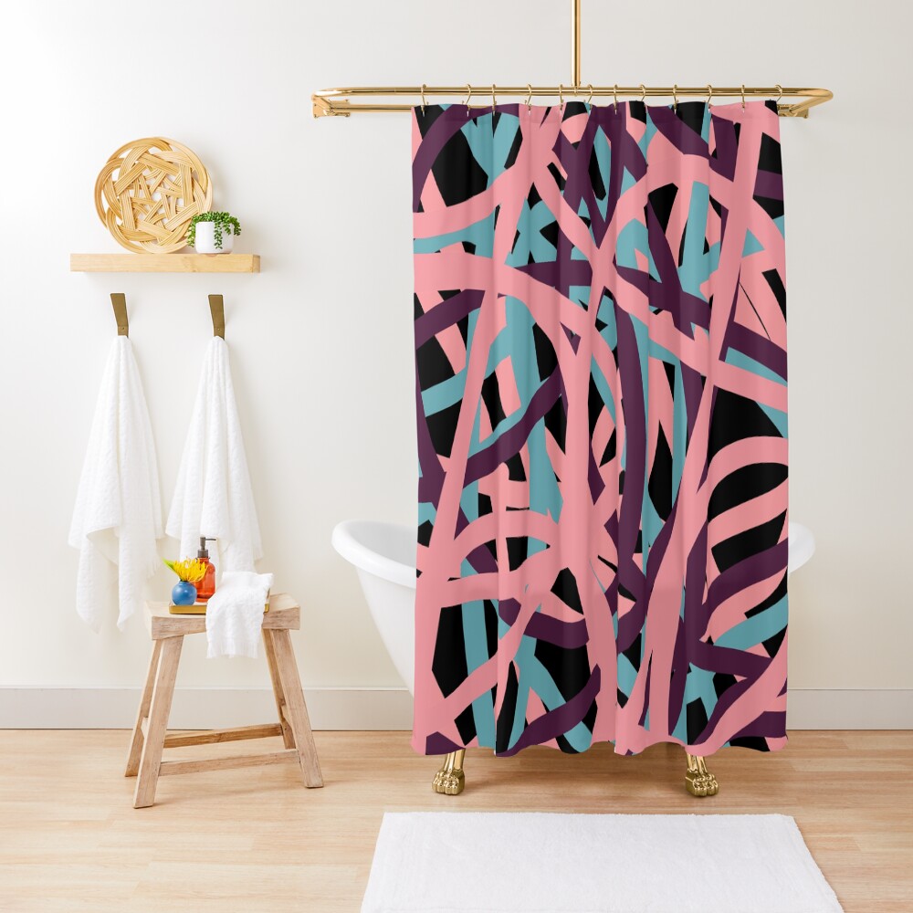 Item preview, Shower Curtain designed and sold by awsomepatterns.