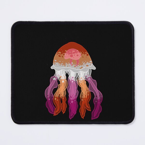 Item preview, Lesbifish (jellyfish x lesbian flag) designed and sold by Drii13.