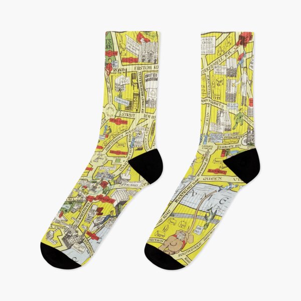Item preview, Antique Pictorial map of London in 1930 designed and sold by cutesy.