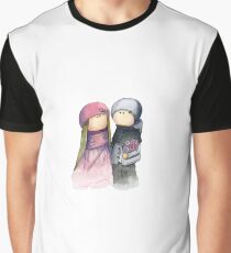 Lovers, watercolor Graphic T-Shirt