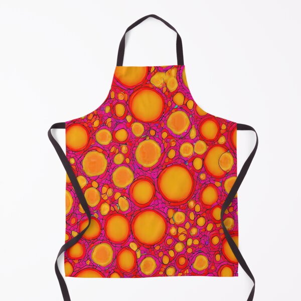 Item preview, #F388: Neon Orange And Red With Pink Accent Fizzy Dots Pattern designed and sold by FarStarL33.