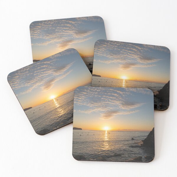Item preview, Golden sunlight, clouds and sea water 2. Mediterranean coast at sunrise designed and sold by Adriana Mueller.