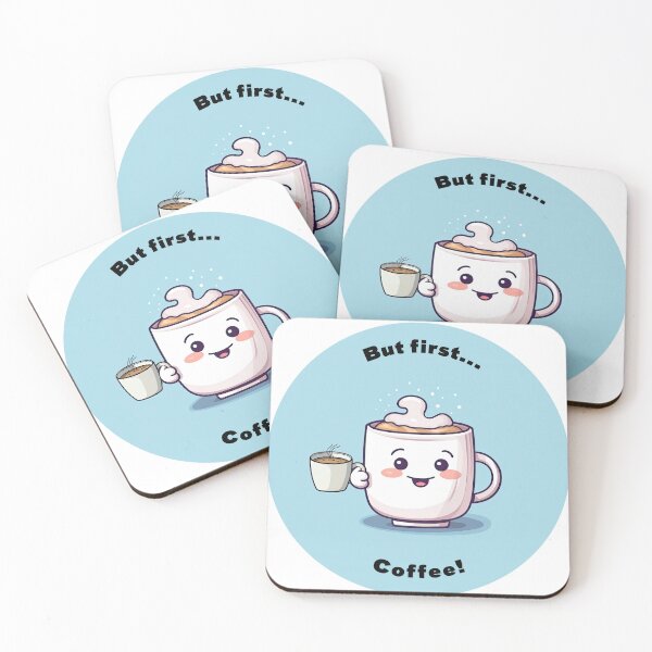 Item preview, But first...coffee designed and sold by Pinkbirdie.