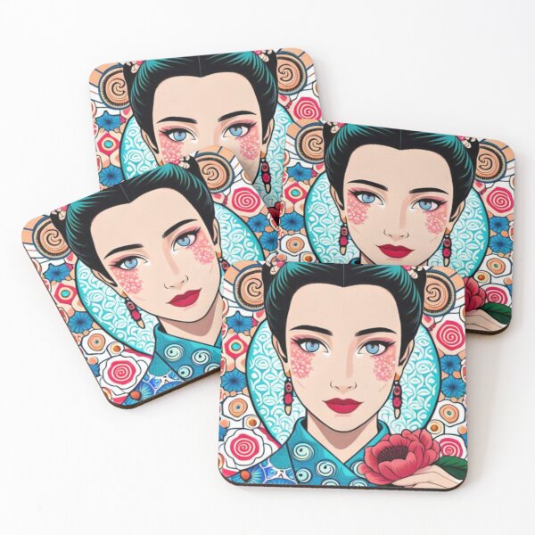 Item preview, Aquarius Geisha Art designed and sold by girlwithhead.