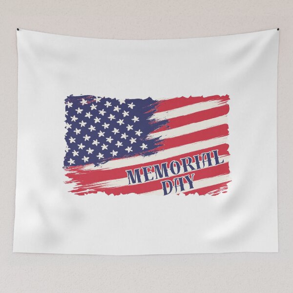 Item preview, Memorial Day USA Flag designed and sold by CarleLS.